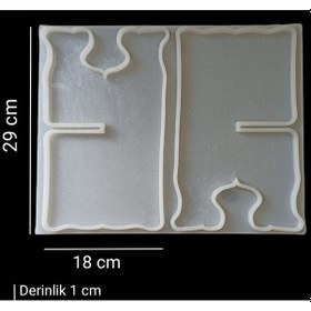 Resim Epoksi Silikon Rahle Kalıbı 29X18 