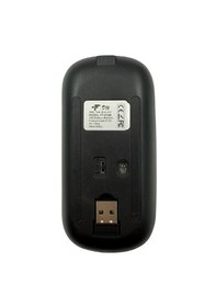 Resim Çift Modlu Kablosuz Bluetooth Mouse Şarj Edilebilir Sessiz Tıklam 