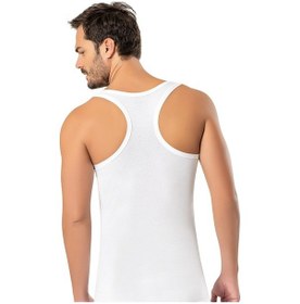 Resim Erdem 1121 Erkek Pamuk Atlet Elastan Sporcu Yüzücü Body 