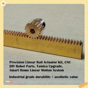 Resim Anodize Çok Renkli El Sanatı, Paslanmaz + Cyberpunk Estetiği Pirinç Dişli İletim Sistemi Sarıl Bazlı CNC Parça Robotik Montaj Modern Mekanizma Endüstriyel Tasarım Dayankalı Şey Anil Kaplama Lineer Ray Aktuasyonlu Makine Yenileme Ustalar ve Tamirciler DIY Tutkunlar 