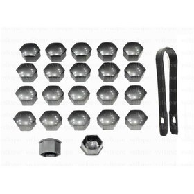 Resim Skoda Octavia Bijon Kapağı Takım (Piyano Gri) 1Z0601173 2001-200 566470621 