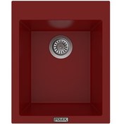 Resim Polex Cristal Lux Granit Eviye Real Stone P05 Bordo 