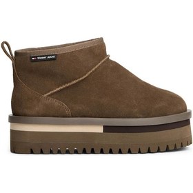 Resim Tommy Hilfiger Kadın Bot En0en02841rbm Haki 