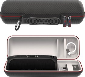 Resim Digicharge JBL Charge 5 4 3 Pulse 4 3 Link 20, Sony SRS-XB30, Ultimate Ears Megaboom 3 Bluetooth Box taşınabilir hoparlör Speaker Eva Hart Fall seyahat taşıma sert kılıf sert kılıf çanta 