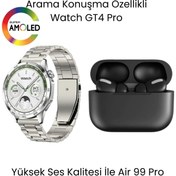 Resim sanalticaretiniz Watch GT 4 Pro Akıllı Saat ve Air 99 Pro Bluetooth Kulaklık 