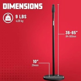 Resim Frameworks GFW-MIC-1000 Mikrofon Standı, 25 Cm, Yuvarlak Ayak 