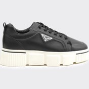 Resim Derinet Yüksek Taban Bağcıklı Hakiki Deri Erkek Sneaker 