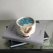 Resim LEQU 1 Adet Silikon Şamdan Kalıbı - Çimento Kupa ve Kibrit Delikli Aromatik Mum Kabı Kalıbı, Alçı ve Beton Döküm Şamdan Kalıbı - DIY Reçine, Alçı Sanatı ve Ev Dekorasyonu için Uygun, Tatil Hediyesi Kalıbı 