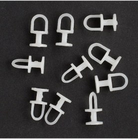 Resim Loren Perde Düğmesi 10 Adet Yuvarlak Tabanlı 