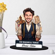 Resim Kişiye Özel Erkek Terziye Hediye Karikatürlü Biblo 