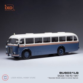 Resim 1:43 IXO 1947 Skoda 706 RO Otobüs 