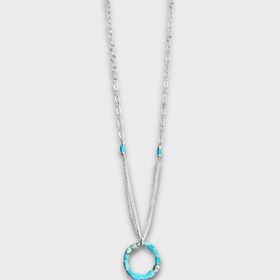 Resim Mey Atelier Ocean Turkuaz & Gümüş Necklace - 65 