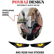 Resim Genel Markalar RKS R250 UYUMLU FAR KAPLAMA STİCKER SARI 2023/24 