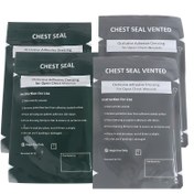 Resim Universal Anti-Choking Göğüs Tamponu - Açık Göğüs Yaralanmaları ve Solunum Göğüs Yaralanmaları için Evrensel Anti-Boğulma Göğüs Tamponu 