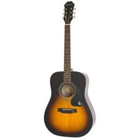 Resim Epiphone J-45 Studio Solid Top Akustik Gitar (Vintage Sunburst) 