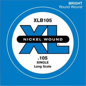 Resim D'Addario XLB105 Nickel Wound Tek Bas Gitar Teli (105) 