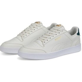 Resim Puma Shuffle Perforated Erkek Krem Spor Ayakkabı 380150 10 Krem 