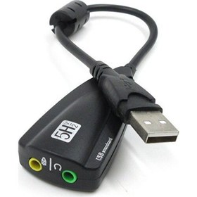 Resim USB 2.0 Kaliteli Ses Kartı - Kablolu 