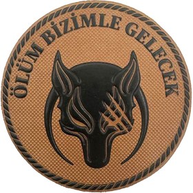 Resim KORDAK Ölüm Bizimle Gelecek Peç - Tactical Airsoft Arma 