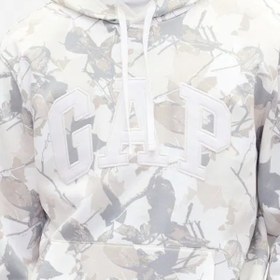 Resim GAP Relaxed Logo Kamuflaj Erkek Gri Günlük Stil Eşofman Üstü 821645000 