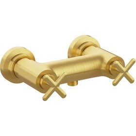 Resim VitrA Origin Classic A4289425 Duş Bataryası, Fırçalı Altın 