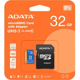 Resim Adata A-DATA HARİCİ DİSK HAFIZA KARTI MICRO SD 32GB PREMIER AUSDH32GUICL10A1-RA1 