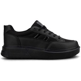 Resim Darkstep 151 Siyah Anorak Kalın Taban Sneaker Ayakkabı - 36 Siyah 