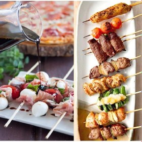 Resim Dolphin Bambu Ahşap Çöp Şiş - Boy : 15 Cm. / En : 3mm - 100 Adetlik 3 Paket 