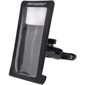 Resim Motowolf Su Geçirmez Çantalı Dokunmatik Telefon Tutucu 