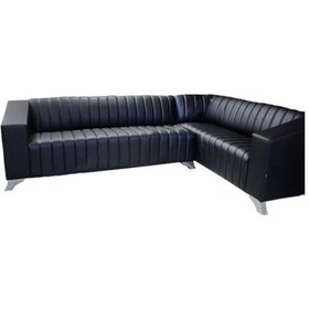 Resim Koltukstilim Galeri Dükkanı Ofis Misafir Bekleme Köşe Koltuğu Siyah 