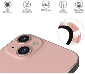 Resim Iphone 13 Uyumlu Kamera Lens Koruyucu Kırılmaz Metal Çerçeveli Kamera Lens Koruma 