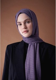 Resim Modakaşmir Moda Kaşmir Misto Pamuk Şal Lila Renk A.mor 