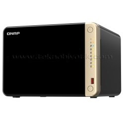 Resim QNAP TS-664-8G 6 HDD Yuvalı, 8GB Ram, 2x M.2 2280 PCIe NAS Depolama Ünitesi (TS-664-8G) 