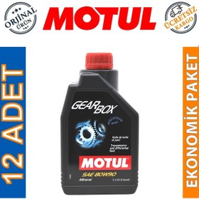 Resim Motul Gearbox 80W-90 Şanzıman ve Diferansiyel Yağı 12 x 1 L 