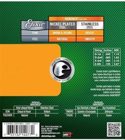 Resim AyrStore 14077 Nanoweb Medium 4 Telli Bas Gitar Teli (45-105) 