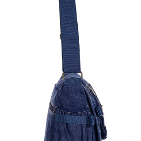 Resim Ççs 30750 Canvas Kumaş Omuz Askılı Postacı Çanta Lacivert 