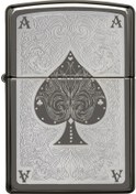 Resim Zippo Çakmak Maça Ası Ace Filigree 28323-000004 