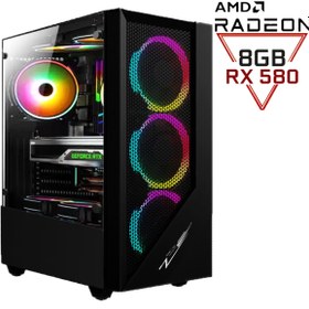 Resim GAMELİNE Gx30 I5-10400f 16gb Ram 500gb Ssd Rx580 8gb Oyuncu Masaüstü Bilgisayar 