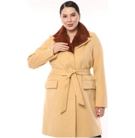 Resim Lady Sharm Cashmire Kaban Camel 