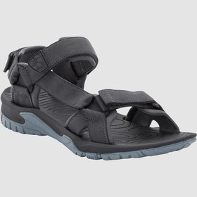 Resim Jack Wolfskin Lakewood Ride Erkek Outdoor Sandalet Ebony Çok Renkli 