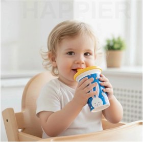 Resim Happier Alıştırma Bardağı-Suluk-2 ADET-300 Ml-Bpa Içermez 