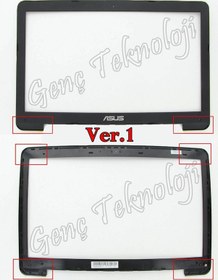 Resim Asus Uyumlu X554BA LCD Bezel Ekran Ön Çerçeve - Ver.1 