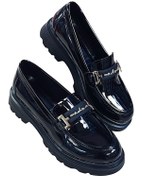 Resim KAFKASLAR AYAKKABI YENİ MODEL OXFORT KALIN TABAN İPSİZ KADIN GÜNLÜK KLASİK AYAKKABI 