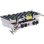 Resim Kitchbox Ticari Endüstriyel Ceviz Waffle Makinesi (20'li) 