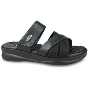 Resim Ceyo 9975-14 Yumuşak Pad Taban Kadın Terlik Siyah 36-40 Siyah 