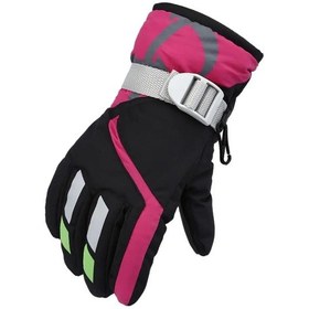 Resim Yeni Çocuk Çocuklar Kış Kar Sıcak Eldiven Erkek Kız Kayak Snowboard Geçirmez S Color7 Color7 