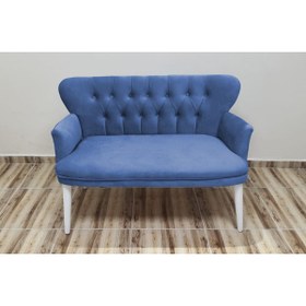 Resim Azra Aksesuar Ikili Balkon Koltugu - Kanepe-bekleme Koltugu-2li Koltuk-berjer- Mavi 