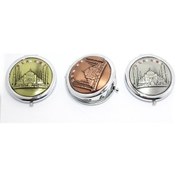 Resim Larimar Metal İstanbul Temalı Yöresel Kabartmalı El Aynası - 9021823821451lmr 