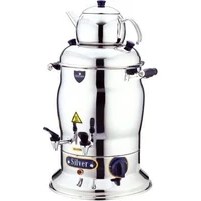 Resim Işıkgaz Silver 16 Lt. 1 Demlik Crown Çay Semaveri 