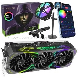 Resim Galax GeForce RTX4090 SG 1 Click OC 24GB 384Bit GDDR6X PCIe 4.0 RTX 4090 Ekran Kartı 49NXM5MD6DSG 